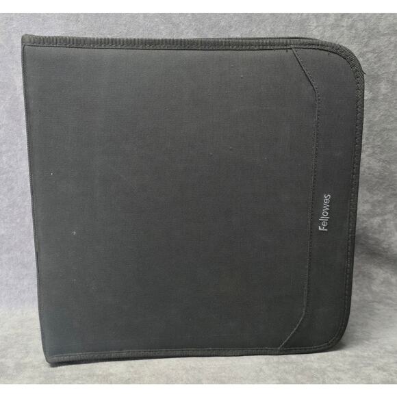 Fellowes Black CD Carrying Case w. Handle Holds 224 DVD CD's Music Movies - Picture 12 of 12